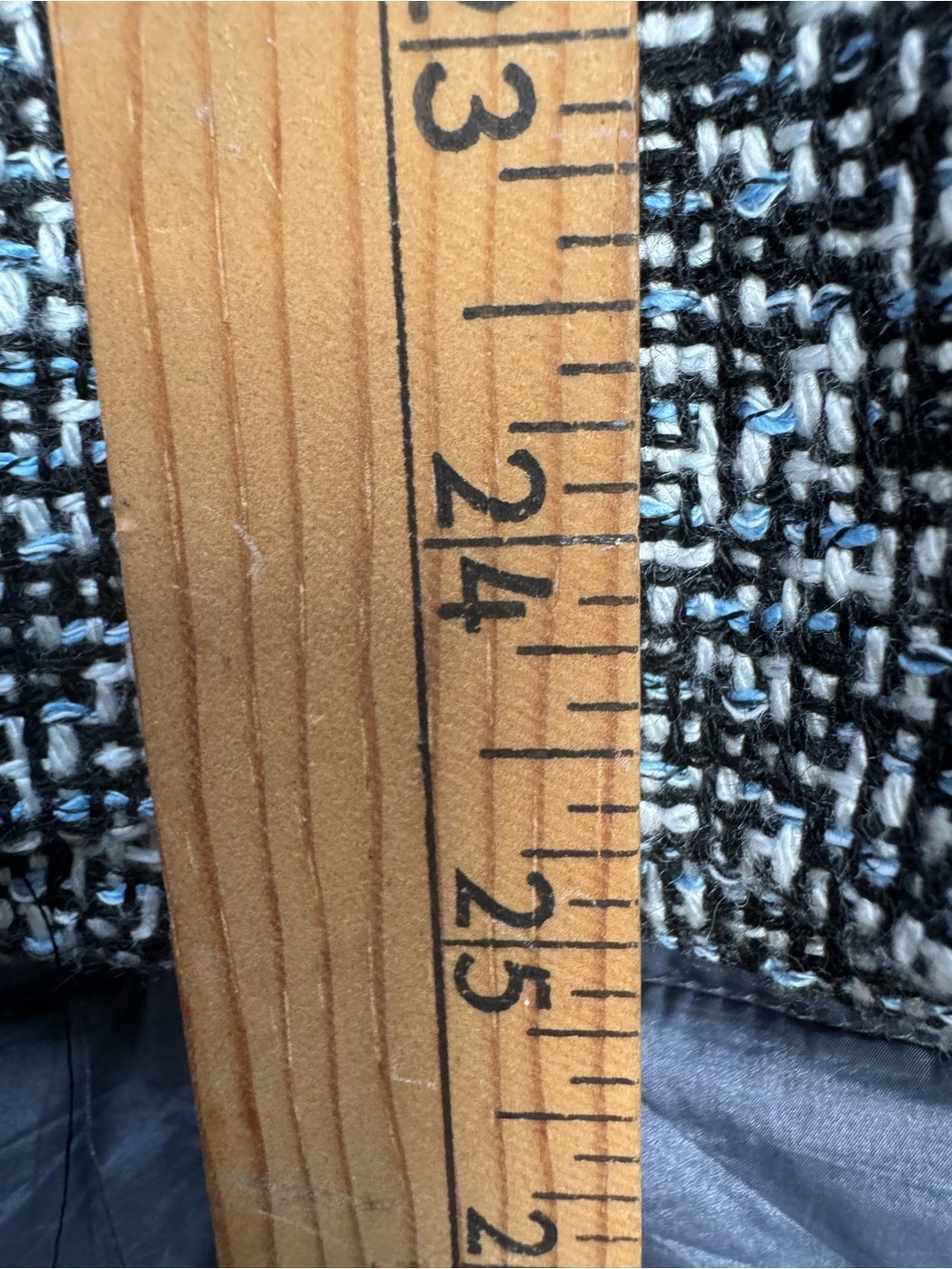 Karl Lagerfeld Black and White Tweed Blazer Jacket - Picture 9 of 9